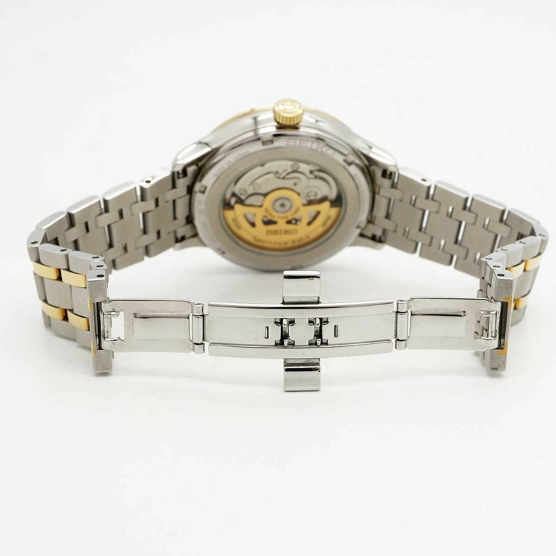 精工 Presage 日本花園系列 SARY238 4R39-00W0 金色錶盤男士腕錶-3