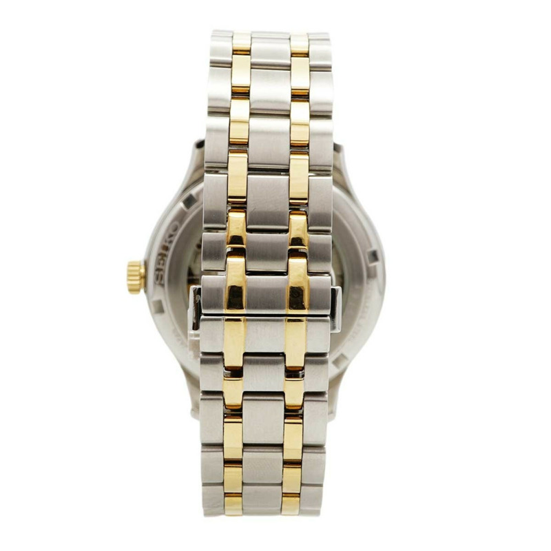 精工 Presage 日本花園系列 SARY238 4R39-00W0 金色錶盤男士腕錶-6