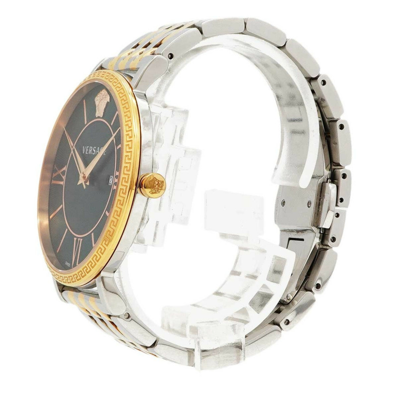 范思哲 V-Eternal VENCA0424 綠色錶盤男士腕錶-1