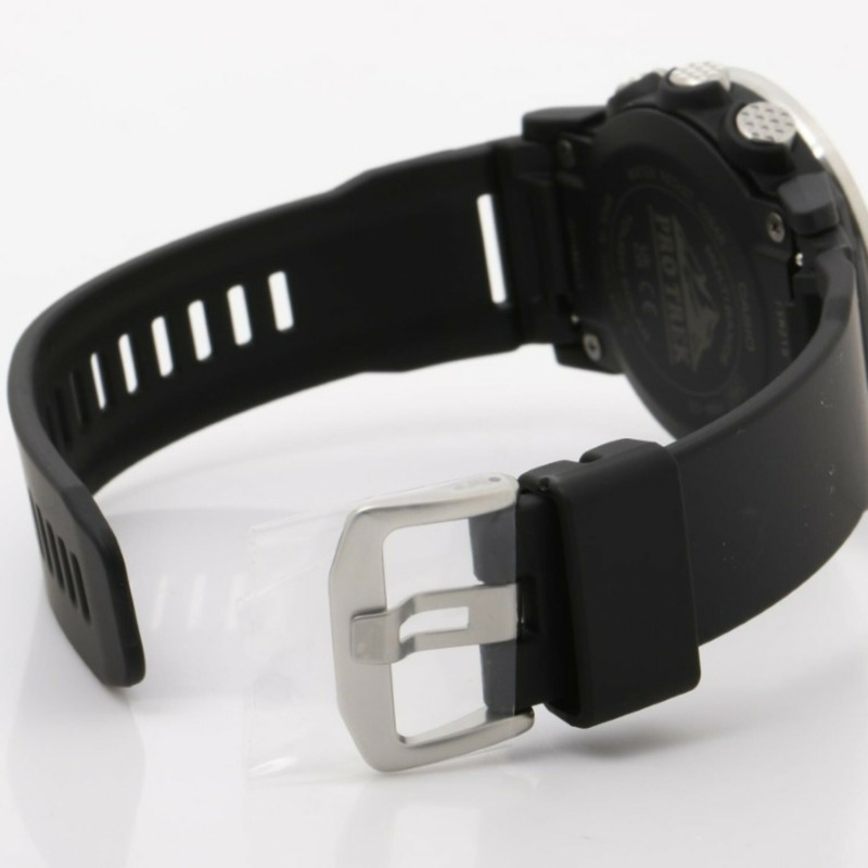 卡西歐 PRO TREK Climber 系列 PRW-35-1AJF 黑色樹脂/不鏽鋼男士數位手錶-4