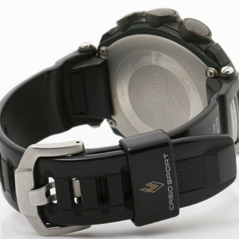 卡西歐 PRO TREK PRW-1500J-1JF 黑色樹脂/不鏽鋼男士數位手錶-4