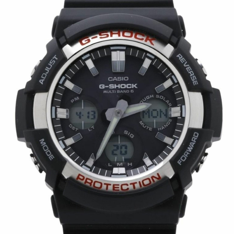 卡西歐 G-SHOCK GAW-100 系列 GAW-100-1AJF 黑色樹脂/不鏽鋼男士手錶-0