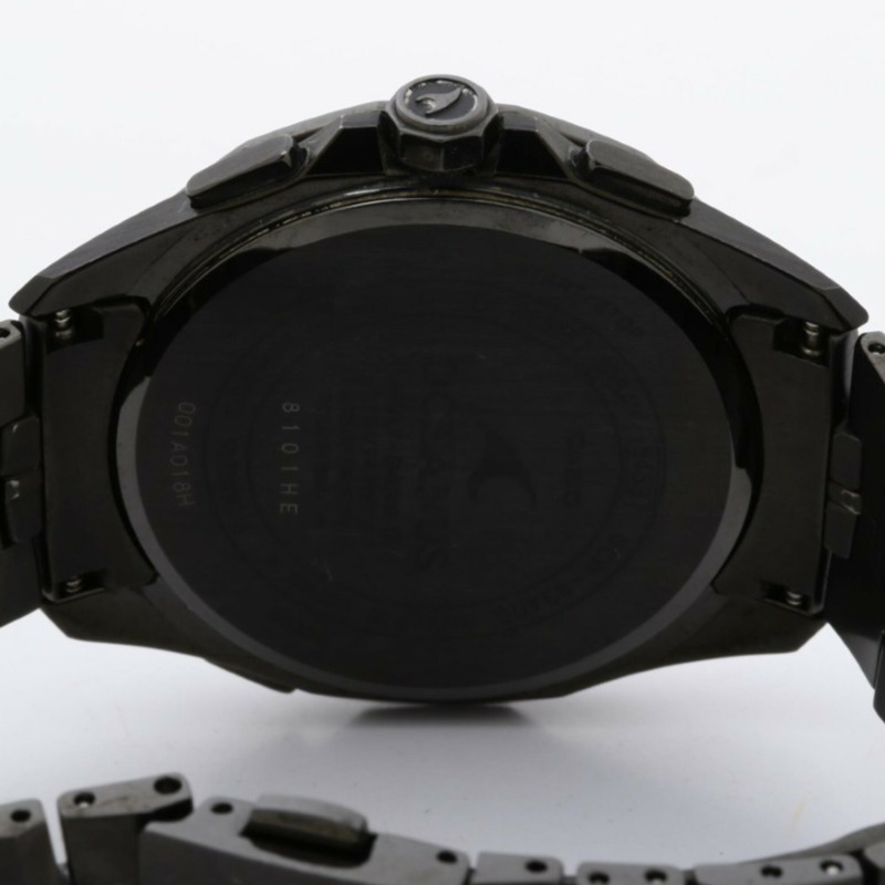 卡西歐 Oceanus Manta OCW-S3400B-1AJF 黑色鈦金屬男士模擬腕錶-3