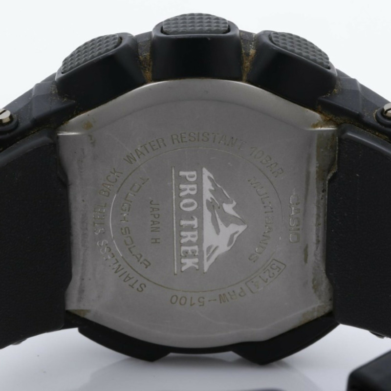 卡西歐 PRO TREK PRW-5100 黑色樹脂/不鏽鋼男士手錶-3