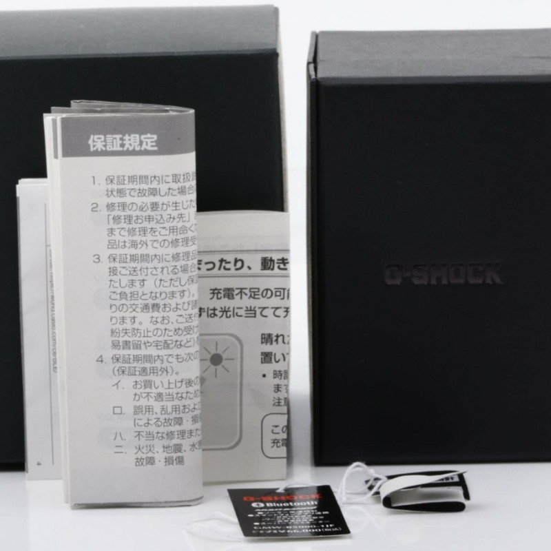 卡西歐 G-SHOCK 全金屬 5000 系列 GMW-B5000-1JF 黑色銀色不銹鋼男士數位手錶-6