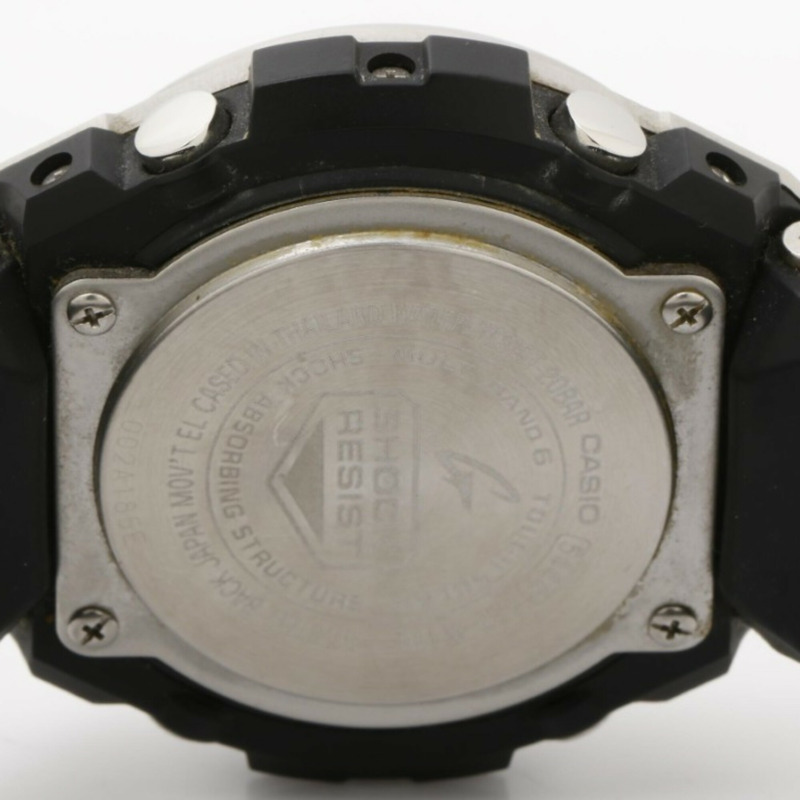 卡西歐 G-SHOCK G-STEEL GST-W100 系列 GST-W110-1AJF 黑色樹脂/不鏽鋼男士手錶-3