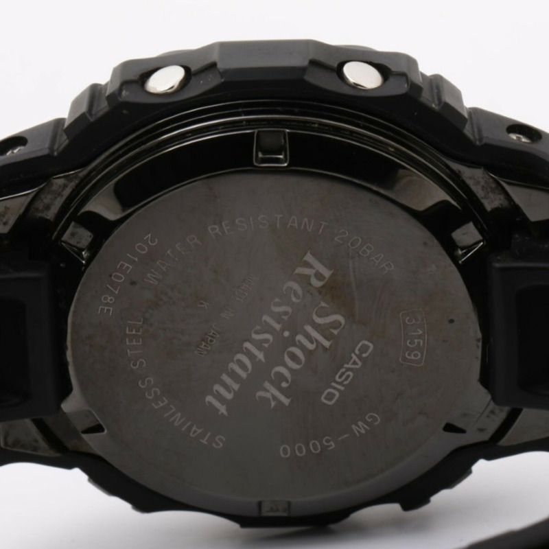 卡西歐 G-SHOCK DIGITAL 5000 系列 GW-5000-1JF 黑色不鏽鋼/樹脂男士數位手錶-3