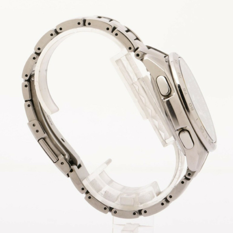 卡西歐 Oceanus OCW-T600-1AJF 黑色銀色鈦金屬男士模擬腕錶-2