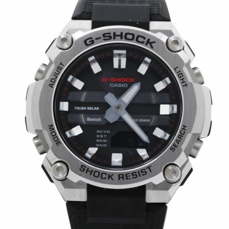 卡西歐 G-SHOCK G-STEEL GST-B600 系列 GST-B600-1AJF 黑色樹脂/不鏽鋼男士手錶-0