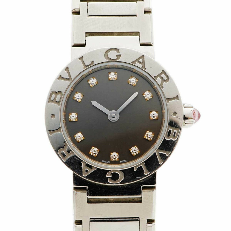 寶格麗 103690 BB23S 灰色錶盤女士腕錶-0