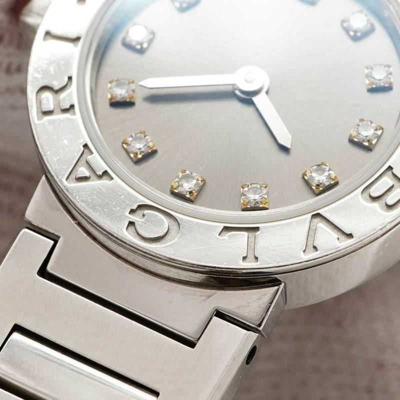 寶格麗 103690 BB23S 灰色錶盤女士腕錶-6