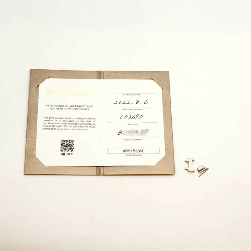 寶格麗 103690 BB23S 灰色錶盤女士腕錶-9