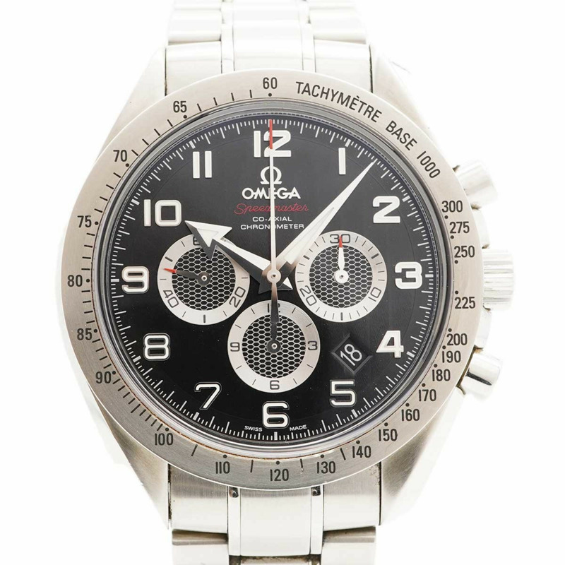 歐米茄超霸系列 321.10.44.50.01.001 黑色錶盤男士腕錶-0