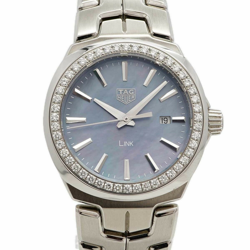 TAG Heuer Link WBC1315 藍色錶盤小姐腕錶-0