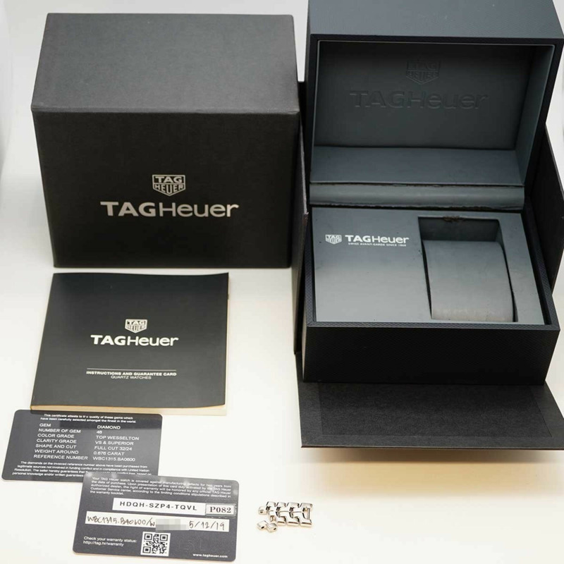 TAG Heuer Link WBC1315 藍色錶盤小姐腕錶-9