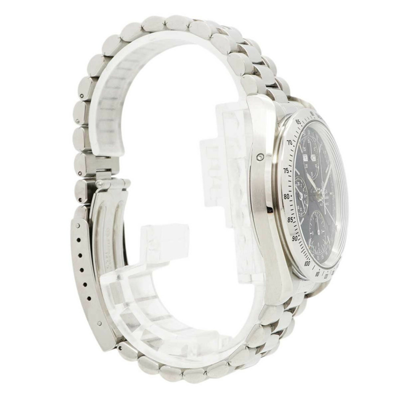 歐米茄超霸系列3521.80藍色錶盤男士腕錶-2