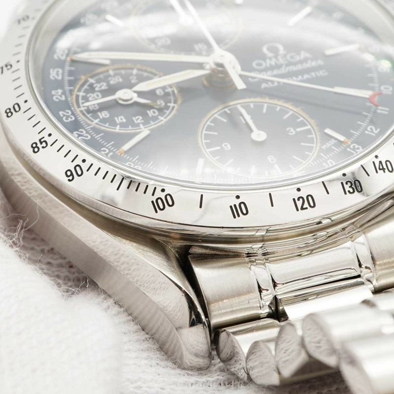 歐米茄超霸系列3521.80藍色錶盤男士腕錶-6