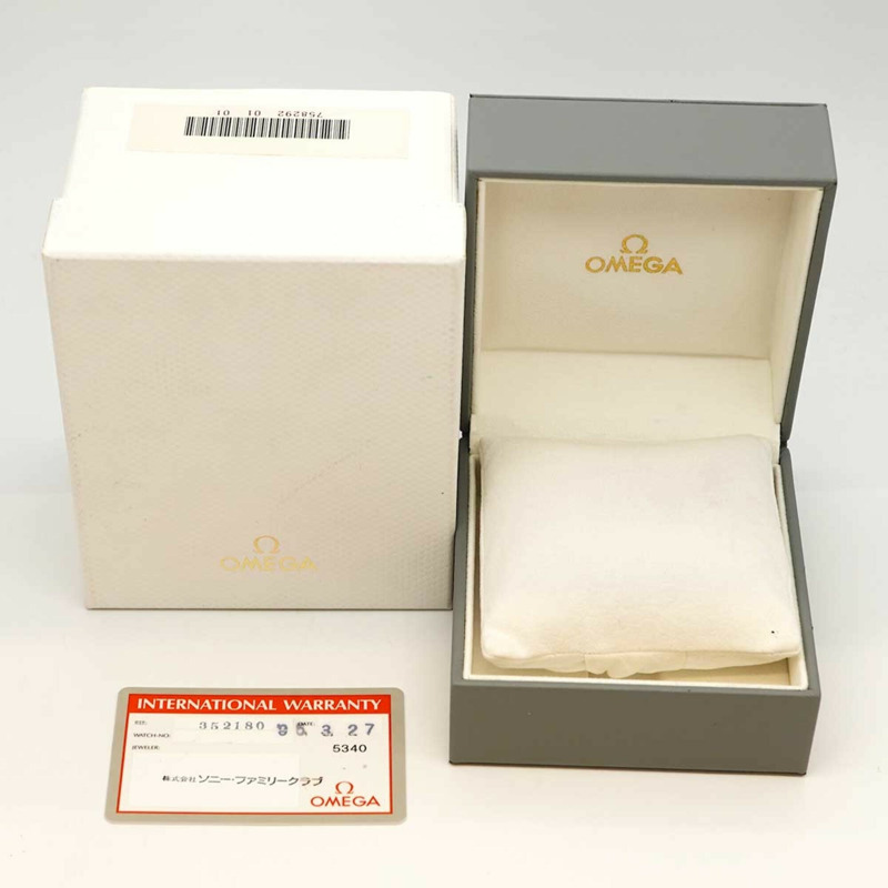 歐米茄超霸系列3521.80藍色錶盤男士腕錶-10