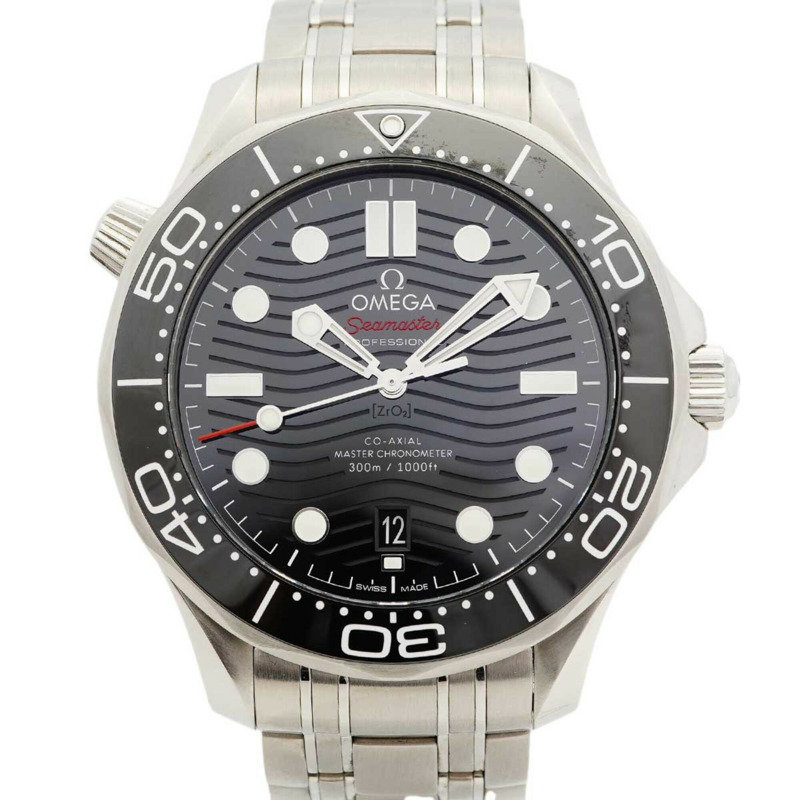 歐米茄海馬系列 210.30.42.20.01.001 黑色錶盤男士腕錶-0