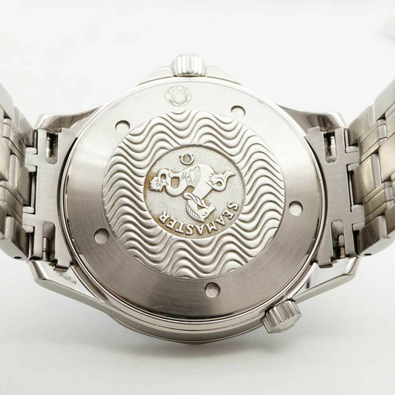 歐米茄海馬系列 2541.80 海軍藍錶盤男士腕錶-4