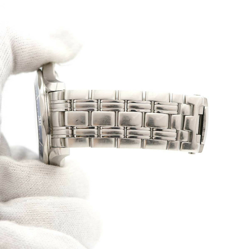 歐米茄海馬系列 2541.80 海軍藍錶盤男士腕錶-5