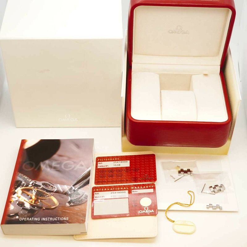 歐米茄海馬系列 2541.80 海軍藍錶盤男士腕錶-9