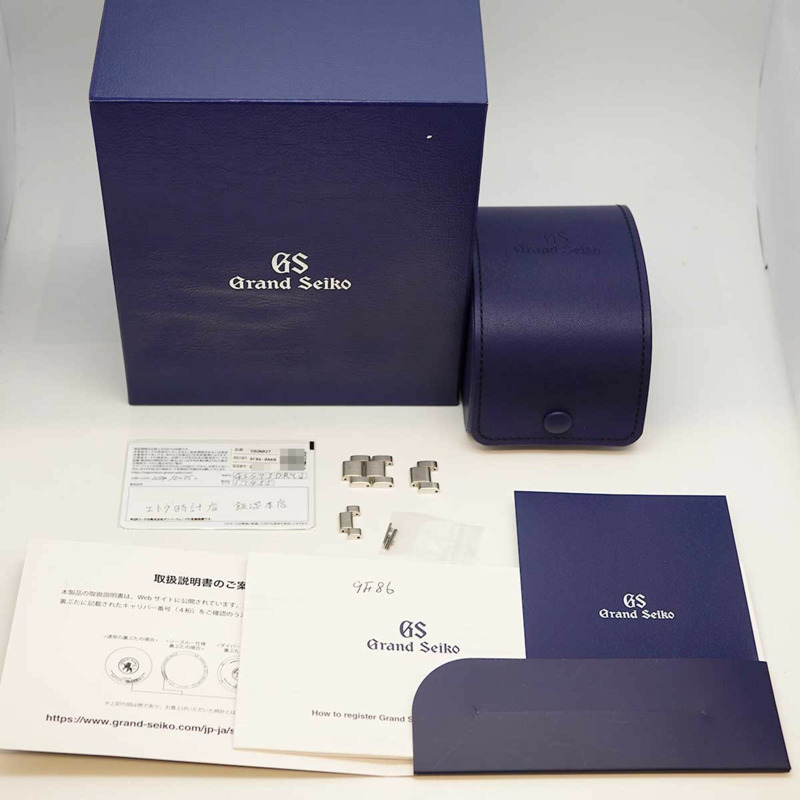 精工 Grand SBGN027 9F86-0AK0 黑色錶盤男士腕錶-8