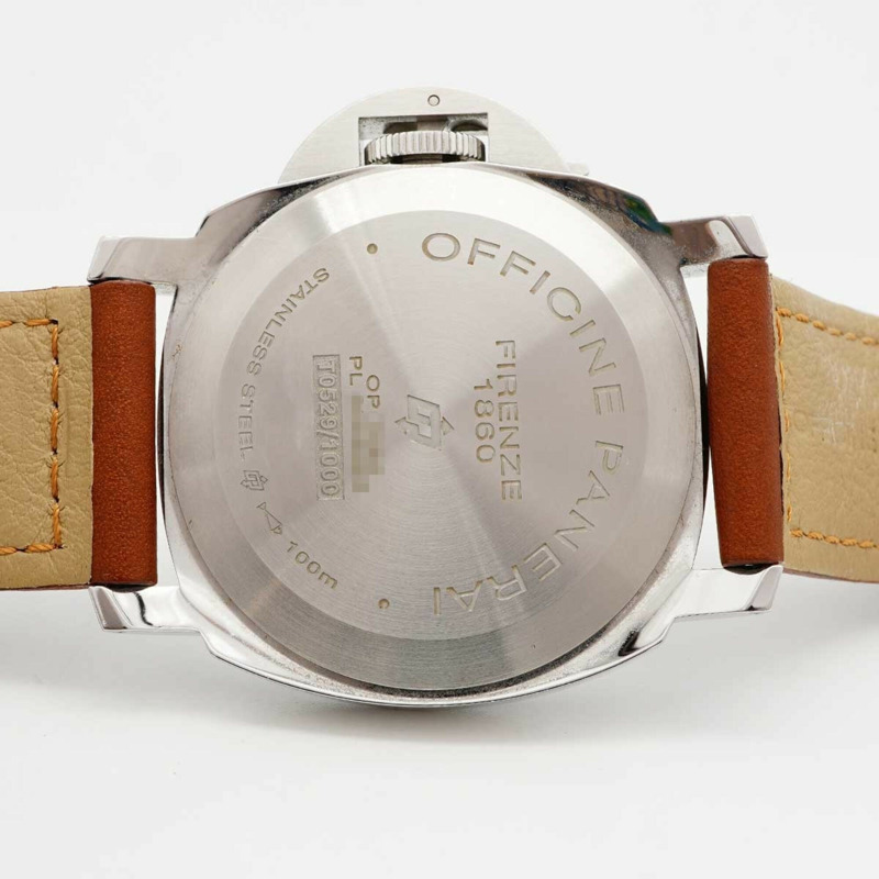 沛納海 Luminor Marina PAM00632 黑色錶盤男士腕錶-4