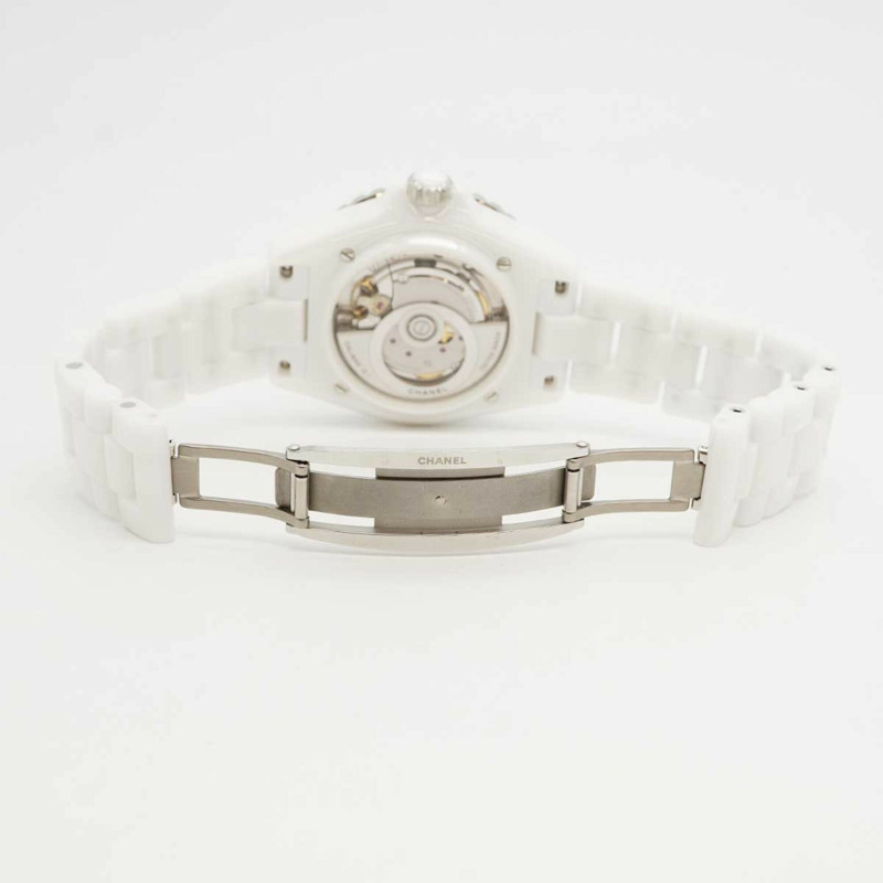 香奈兒 J12 幻影 H6186 白色錶盤男士腕錶-3