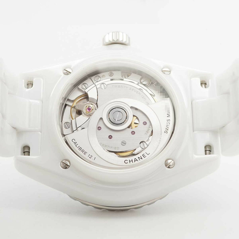 香奈兒 J12 幻影 H6186 白色錶盤男士腕錶-4