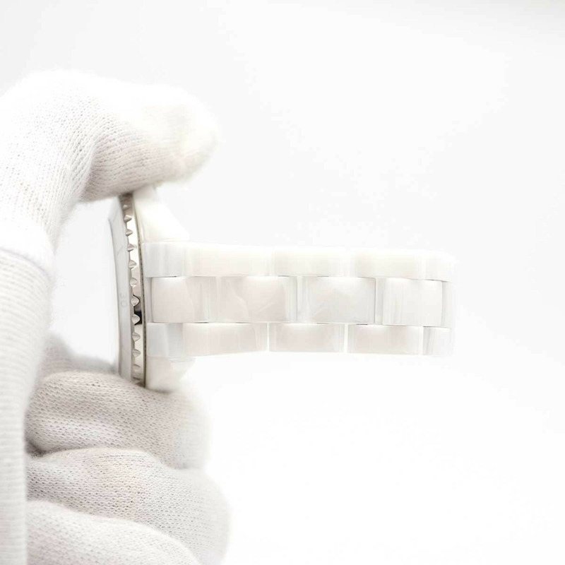 香奈兒 J12 幻影 H6186 白色錶盤男士腕錶-5