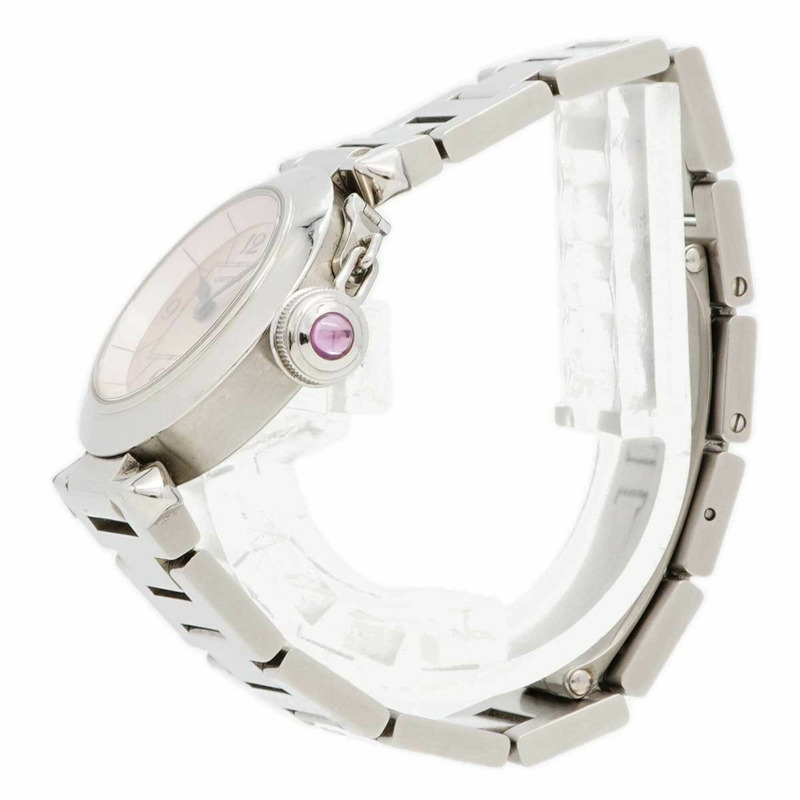 卡地亞 Miss Pasha W3140008 粉紅錶盤小姐腕錶-1