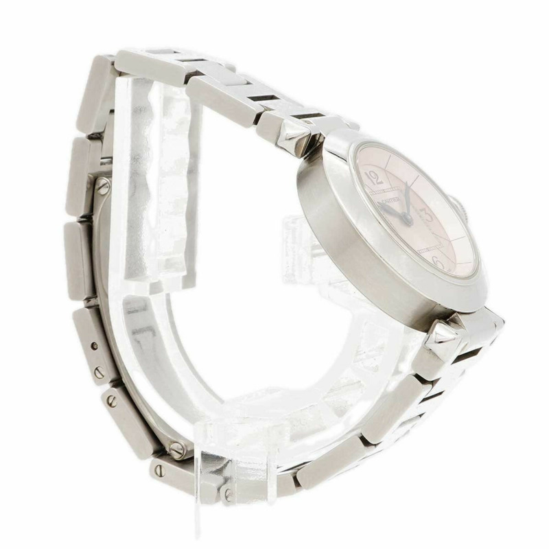 卡地亞 Miss Pasha W3140008 粉紅錶盤小姐腕錶-2