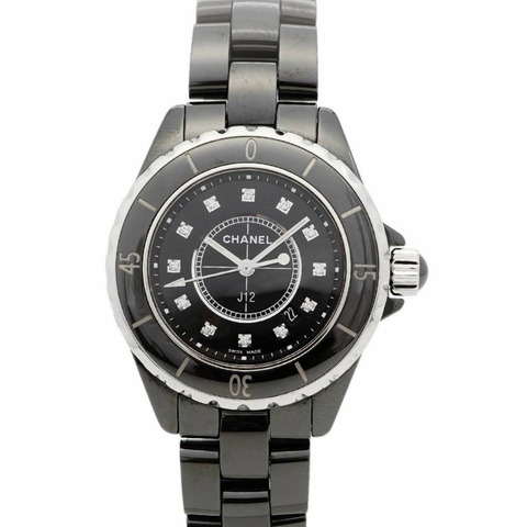 香奈兒 J12 H1625 黑色錶盤小姐腕錶