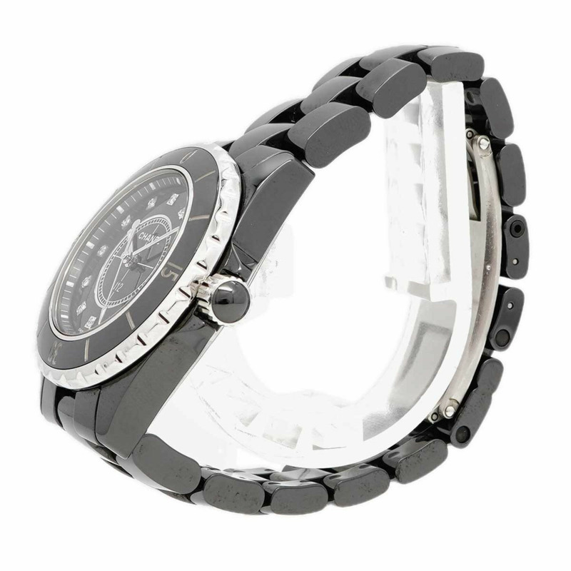 香奈兒 J12 H1625 黑色錶盤小姐腕錶-1