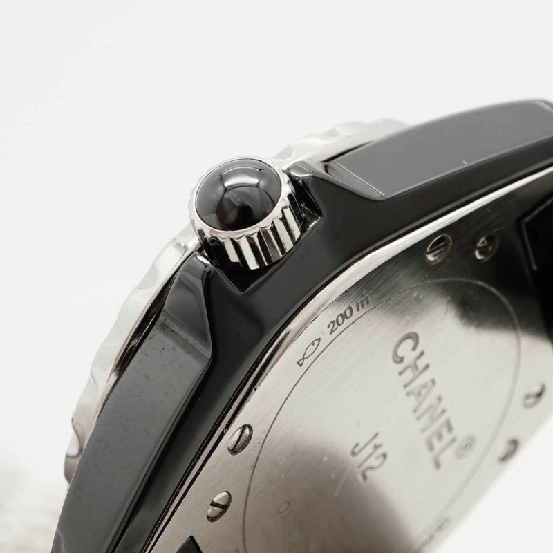 香奈兒 J12 H1625 黑色錶盤小姐腕錶-8