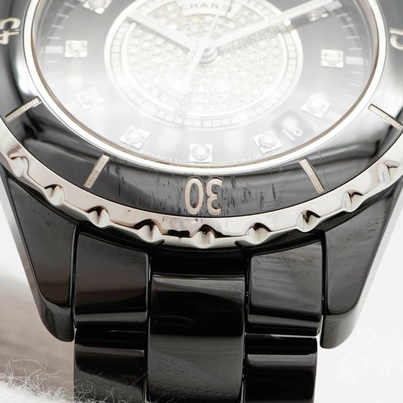 香奈兒 J12 H1757 黑色錶盤男士腕錶-6