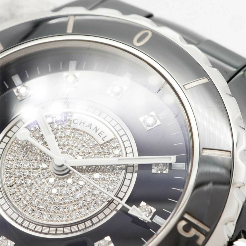 香奈兒 J12 H1757 黑色錶盤男士腕錶-7