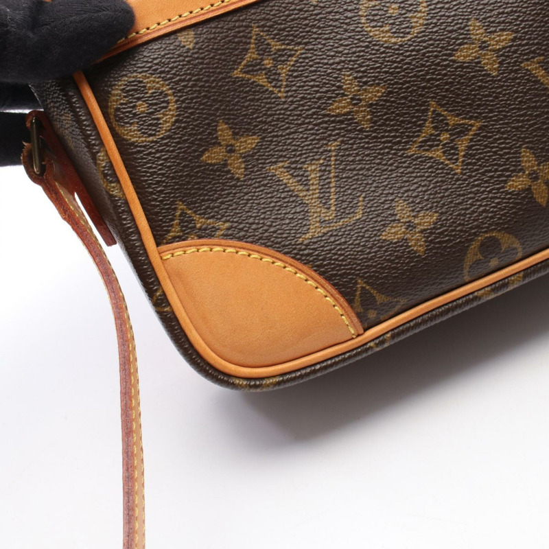 路易威登 Trocadero 27 單肩包/手提包，塗層帆布和皮革，Monogram 圖案，女士，棕色，M51274-5