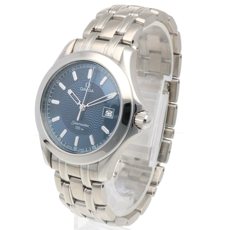 歐米茄海馬系列腕錶，不鏽鋼錶殼，石英機芯，拋光錶盤，型號564221XXX，男士腕錶，防水深度120米-2
