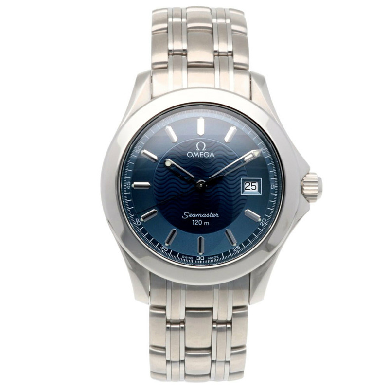 歐米茄海馬系列腕錶，不鏽鋼錶殼，石英機芯，拋光錶盤，型號564221XXX，男士腕錶，防水深度120米-7