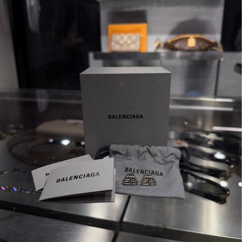 全配件🌟Balenciaga BB鎖扣 耳釘 耳環 ｜Classic Trend CT精品｜台北東區實體-0