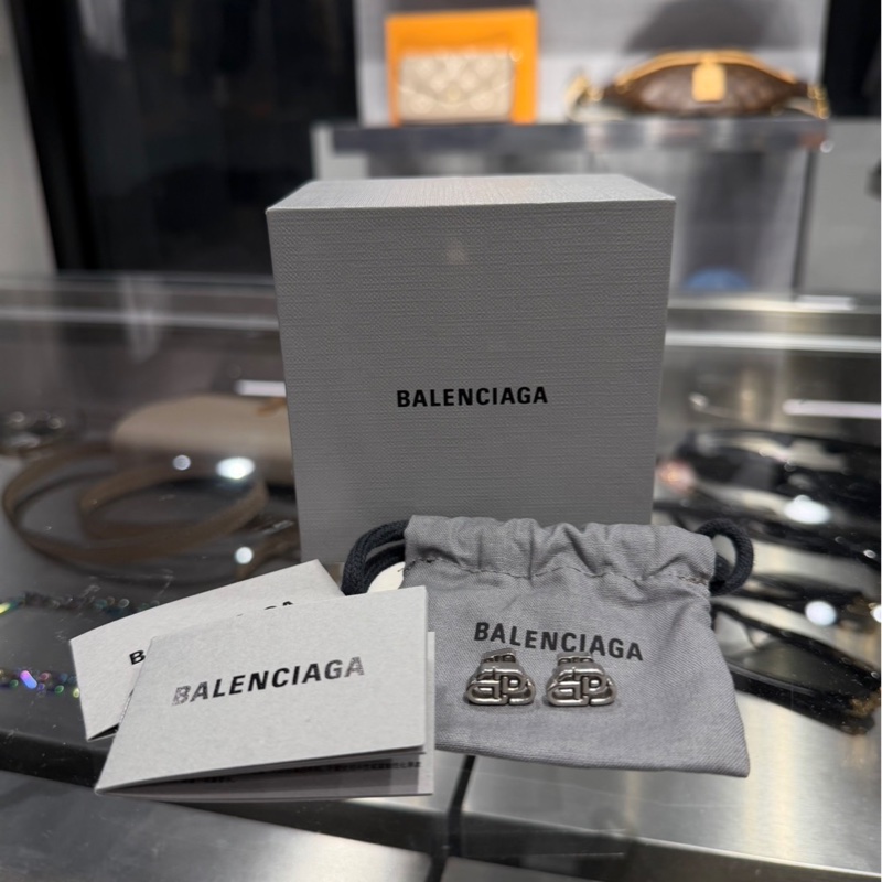 全配件🌟Balenciaga BB鎖扣 耳釘 耳環 ｜Classic Trend CT精品｜台北東區實體-3