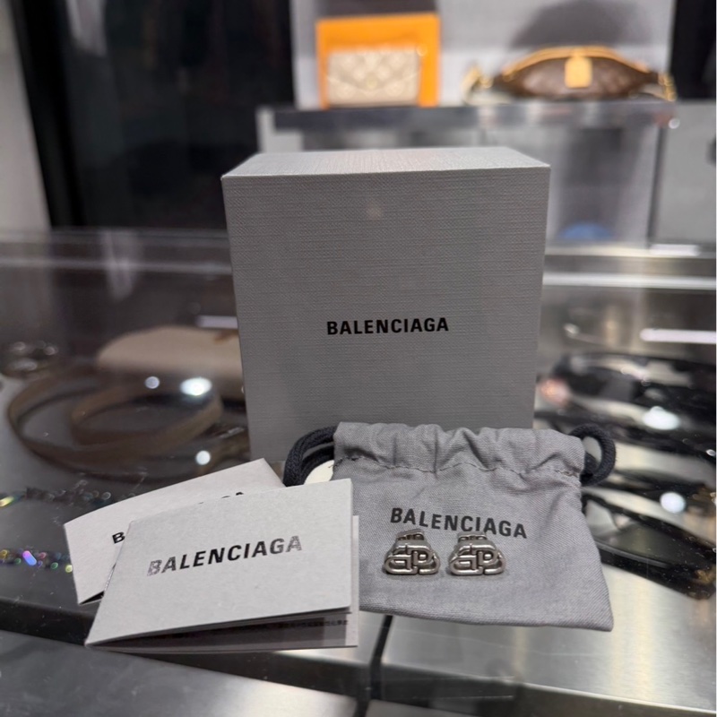 全配件🌟Balenciaga BB鎖扣 耳釘 耳環 ｜Classic Trend CT精品｜台北東區實體-4