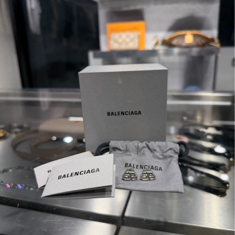 全配件🌟Balenciaga BB鎖扣 耳釘 耳環 ｜Classic Trend CT精品｜台北東區實體-5