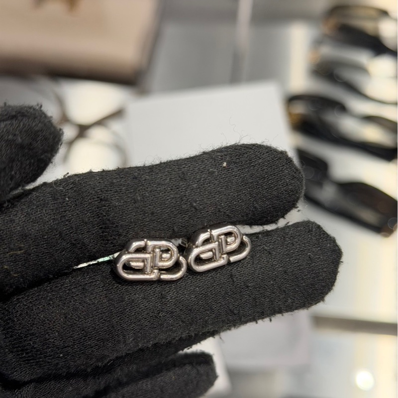 全配件🌟Balenciaga BB鎖扣 耳釘 耳環 ｜Classic Trend CT精品｜台北東區實體-7