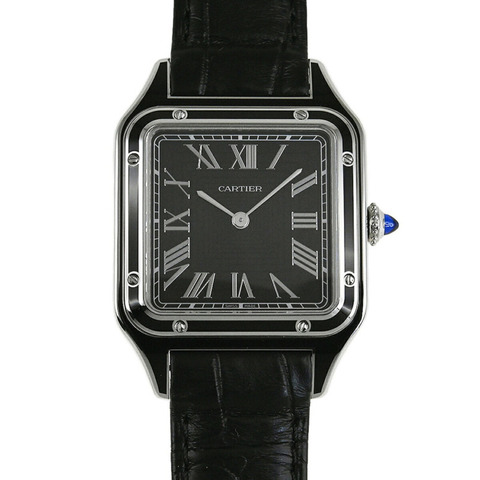 腕錶 AO---CARTIER 卡地亞 Santos-Dumont 手錶 LM WSSA0046