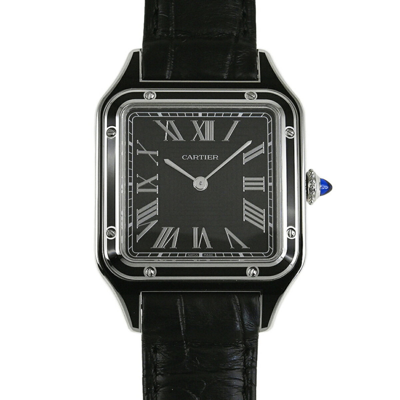腕錶 AO---CARTIER 卡地亞 Santos-Dumont 手錶 LM WSSA0046-0