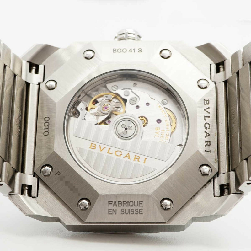 寶格麗 Octo 102031 BGO41S 黑色錶盤男士腕錶-4