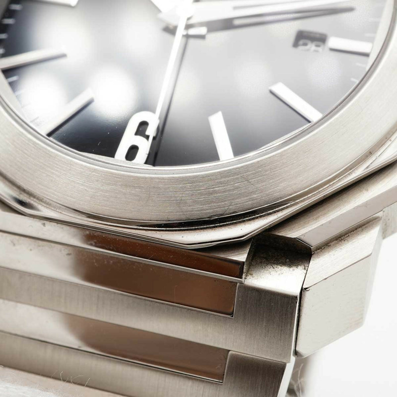 寶格麗 Octo 102031 BGO41S 黑色錶盤男士腕錶-6